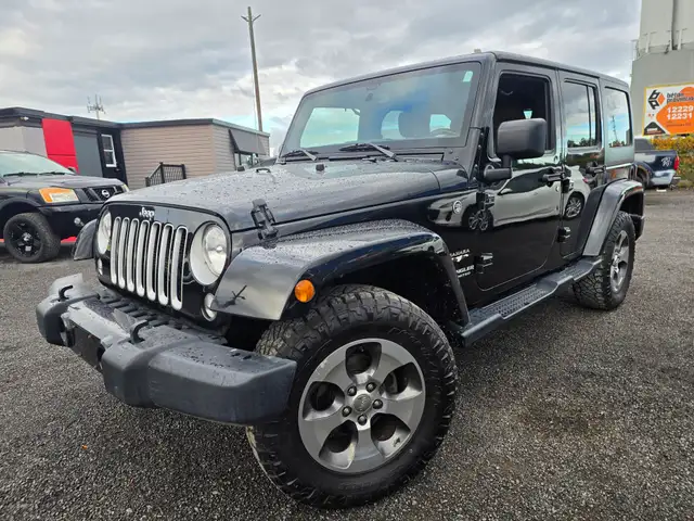 2017 Jeep Wrangler Unlimited SAHARA CUIR 4X4 GARANTIE 1 ANS