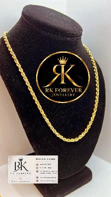 10K  yellow Gold Rope Chain # R58 - Photo 2