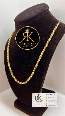10K  yellow Gold Rope Chain # R58 - Photo 3