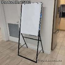 Black Adjustable Easel w/ Whiteboard & Pad Retainer