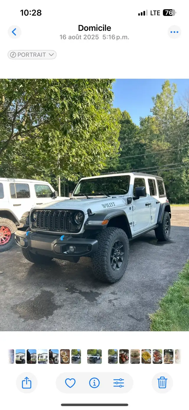 Transfert de bail de location Jeep Wrangler