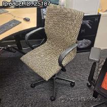 Brown Pattern Steelcase Protege Office Task Meeting Chair