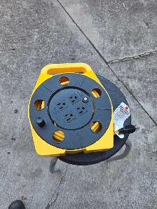 Like-New Bayco 25ft Extension Cord Reel with 4 Outlets