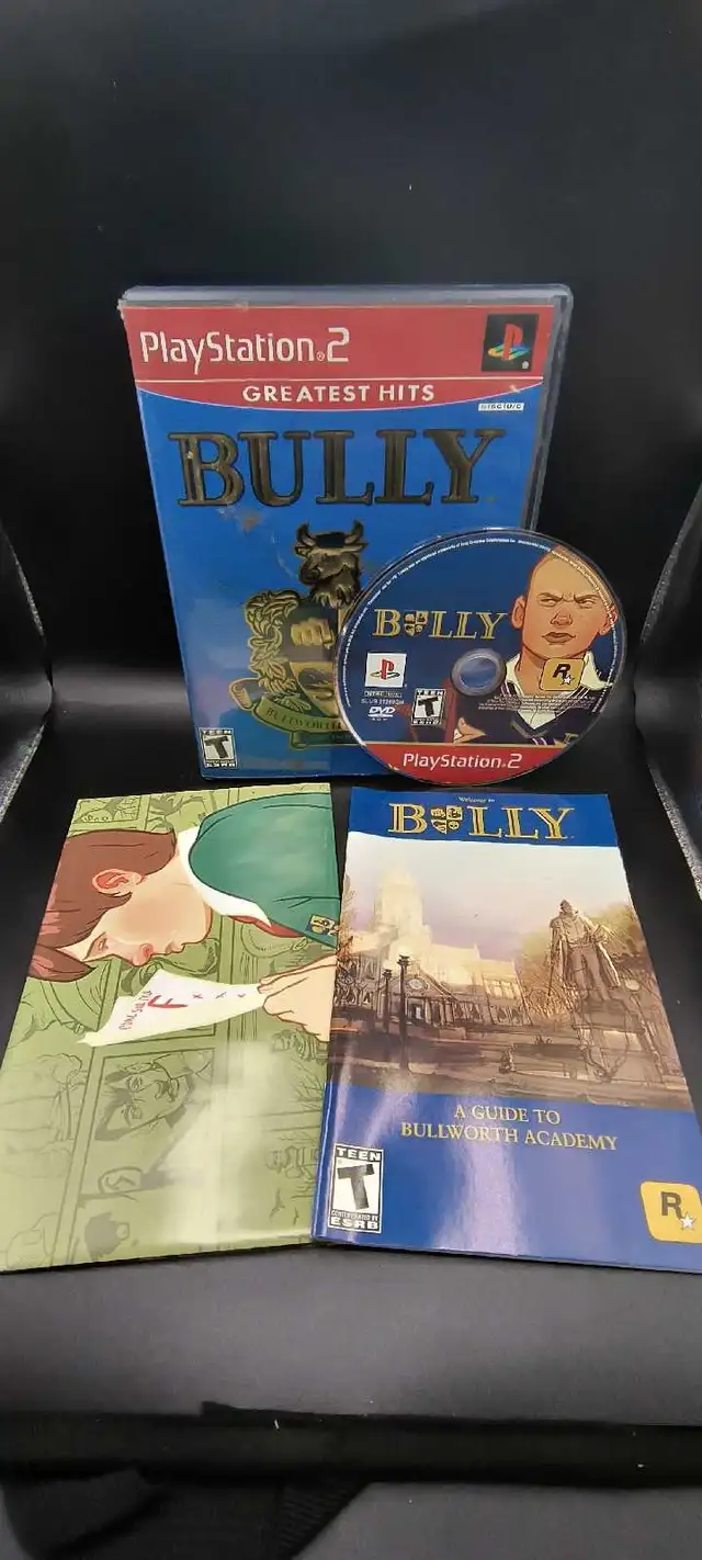 PS2 BULLY W/MANUAL