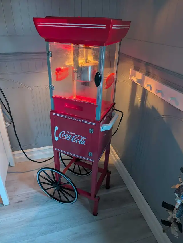 machine a popcorn nostalgia coca-cola