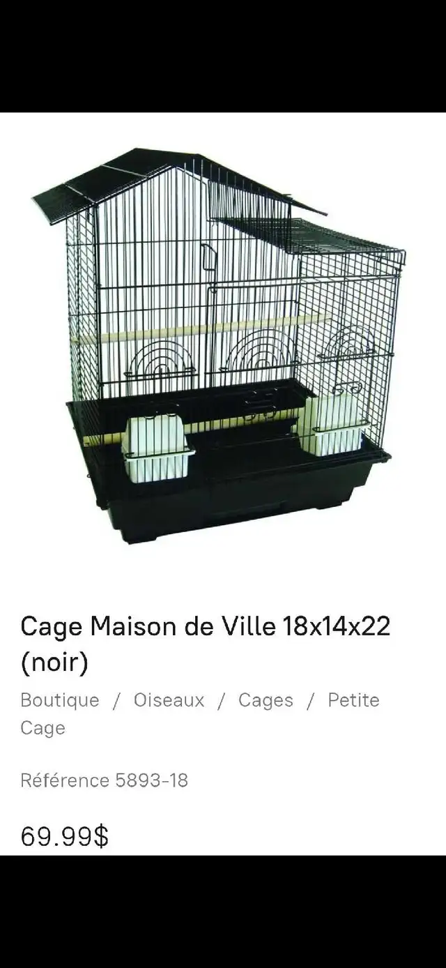cage pour pinson