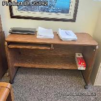 Rolling Straight Computer Desk