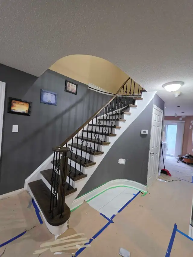 finished stair