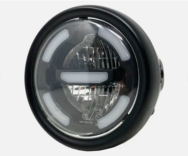 LED Motorcycle Headlight 6 inch Retro Cafe Racer & Streetfighter