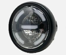 LED Motorcycle Headlight 6 inch Retro Cafe Racer & Streetfighter