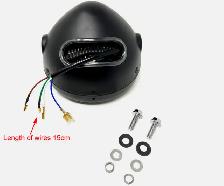 LED Motorcycle Headlight 6 inch Retro Cafe Racer & Streetfighter - Photo 6