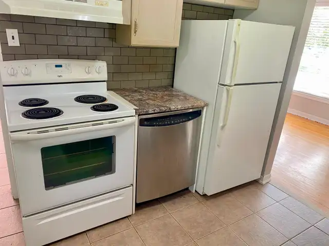 Stove, Dishwasher, Fridge, Washer