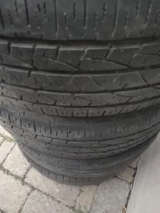 225-60R17x4 pneus été Firestone Destination. Bon état
