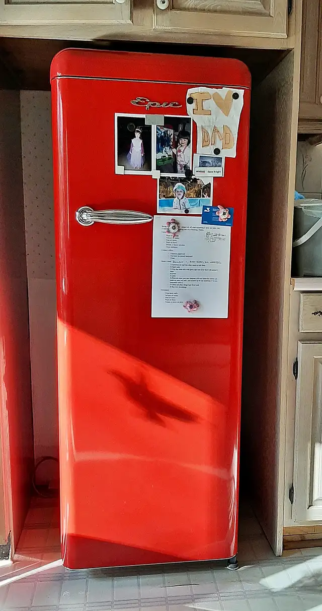 EPIC Refrigerator – Model #ERAR88RED Red - like NEW