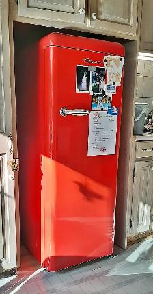 EPIC Refrigerator – Model #ERAR88RED Red - like NEW - Photo 2