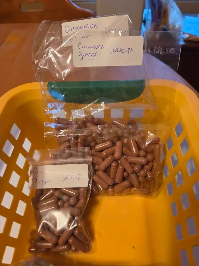 cinnamon and ginger capsules