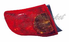 Toyota Corolla Sedan 2009-2010 Tail Lamp North Left and Right