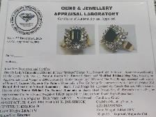 $25,000 APPRAISAL! LADY'S EMERALD DIAMOND GOLD RING - Photo 4
