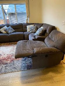 Sectional with receipt
