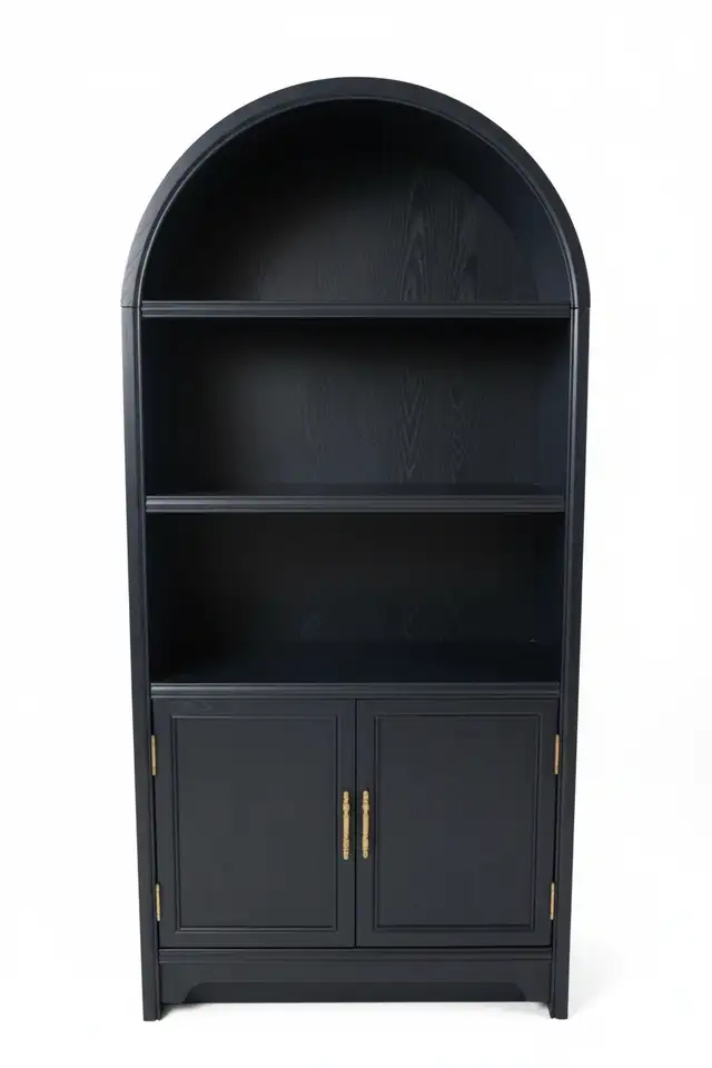 Brand New Arch Top Bar Cabinet with Wine Rack  $269