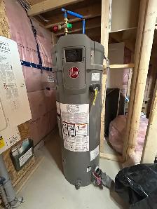 Rheem 50 Gal Natural Gas Water Heater – Like New – $2300 - Photo 2