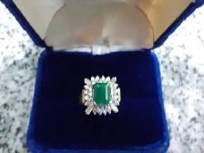 $25,000 APPRAISAL! LADY'S EMERALD DIAMOND GOLD RING - Photo 2