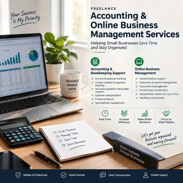 Freelance Accounting & Online Business Management Services