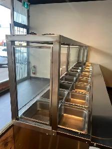Brand New 5-Well Commercial Steam Table w/ Sneeze Guard - $1800 - Photo 6