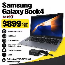 Samsung Galaxy Book4 - Core 7, 16GB, NEW 1TB SSD - $899   tax