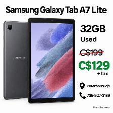 Samsung Galaxy Tab A7 Lite 32GB - C$129   tax