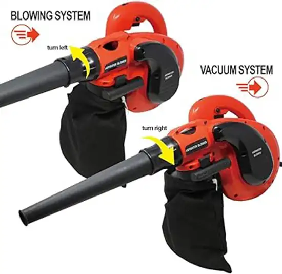 TOOLMAN 10.5 Amp Corded Leaf Blower and Car Vacuum
