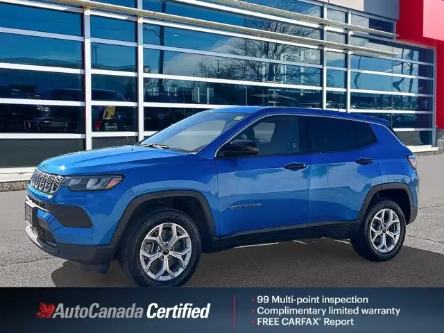2025 Jeep Compass Sport | Laser Blue Pearl | One Owner | Clean
