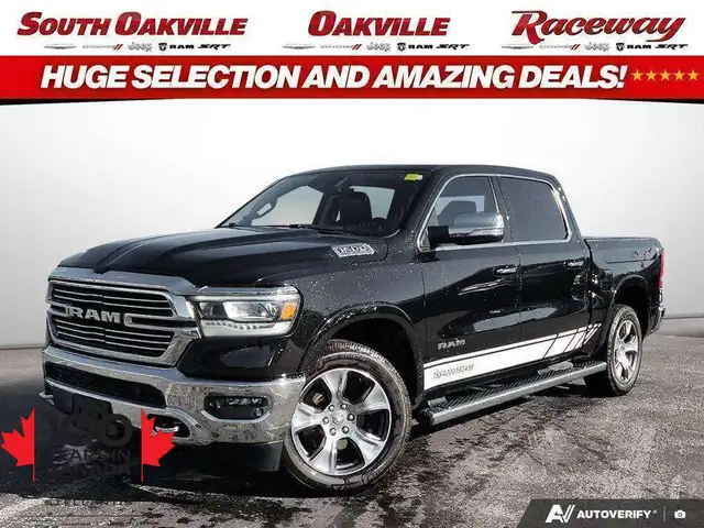 2022 Ram 1500 LARAMIE CREW | AIRE RIDE | DUAL SUNROOF | RAMBOX |