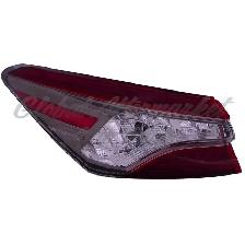 Toyota Camry 2018-2021 Tail Lamp Left Usa Built Smoked - Photo 2