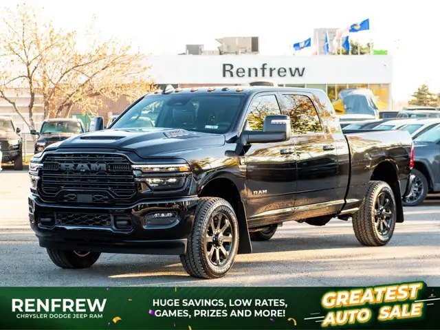 2027 Ram 3500 Laramie Night Mega Cab 4x4, Sunroof