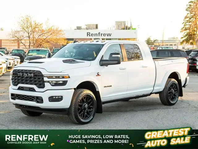 2027 Ram 3500 Limited Night Mega Cab 4x4, Sunroof, Passenger