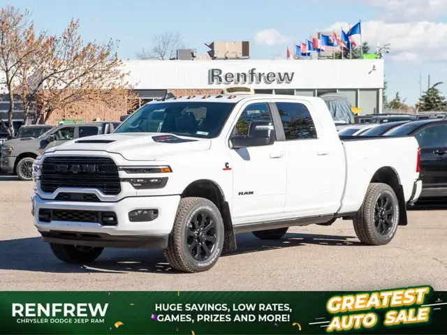 2027 Ram 3500 Laramie Night Mega Cab 4x4, Sunroof