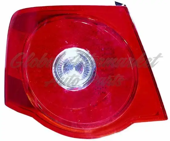 Volkswagen Jetta 2005-2007 Tail Lamp Right (Red Lens) HQ