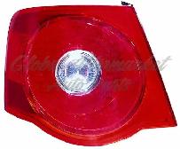 Volkswagen Jetta 2005-2007 Tail Lamp Right (Red Lens) HQ