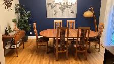 Mid century. TEAK TECK. Ensemble salle à manger. 6 chaises chair - Photo 10