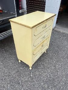 Free delivery used Vintage french provincial Cream  Dresser - Photo 2