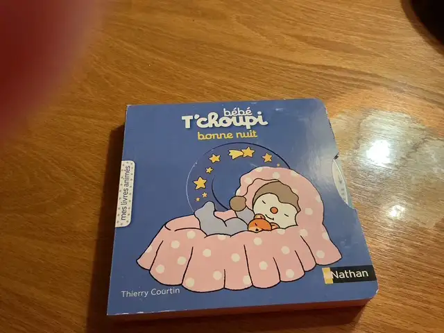 LIVRE POUR BÉBÉ TCHOUPI BONNE NUIT 0-2 ANS - AFFICHE T'CHOUPI