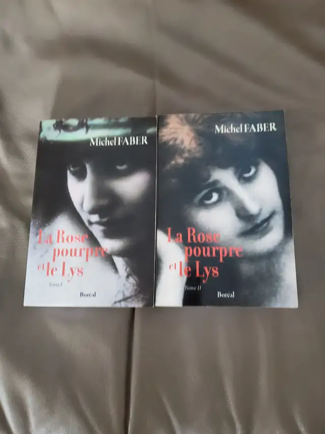 2ROMANS NEUFS DE MICHEL FABER, LA ROSE POURPRE:$10.00 POUR LES 2