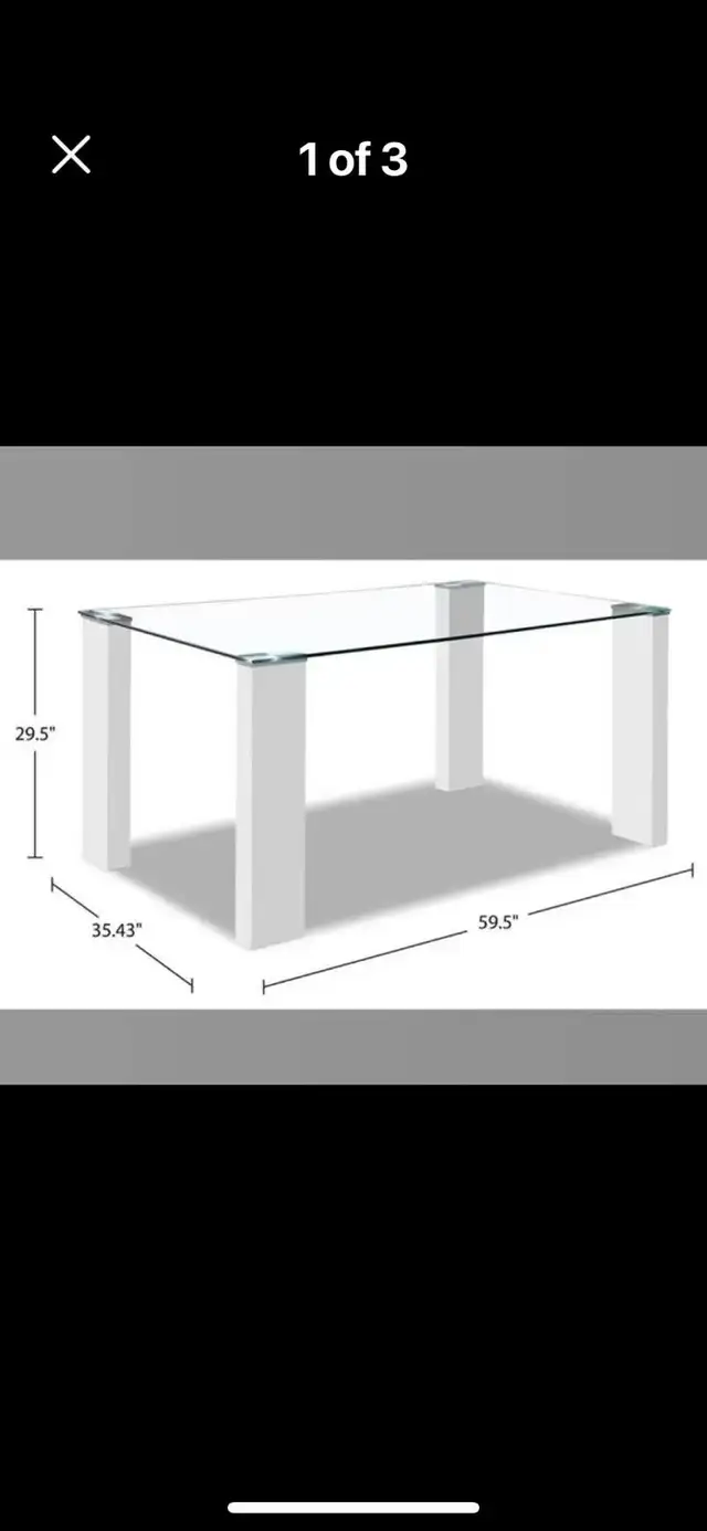 Glass table