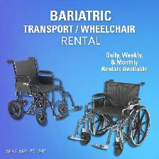 Bariatric Transport Wheelchair Rental: Daily, Weekly, Monthly