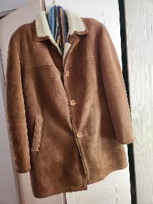 MANTEAU HOMME DE SHEARLING QUALITÉ # 1 - Photo 3