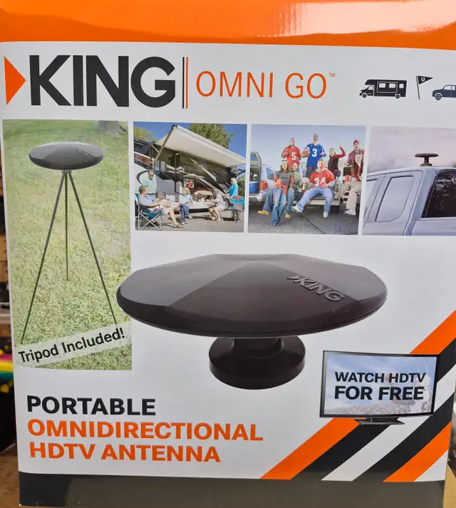 Watch TV in your Tent or Trailer, FREE!!