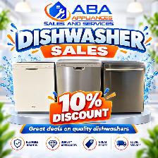 10% OFF Refurbished Built-In Dishwashers!