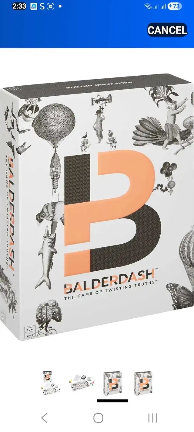 BALDERDASH GAME-$15(NEW/SEALED) & THE MOLE-$15 OR BOTH FOR $25