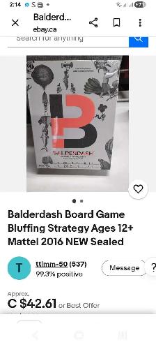 BALDERDASH GAME-$15(NEW/SEALED) & THE MOLE-$15 OR BOTH FOR $25 - Photo 8